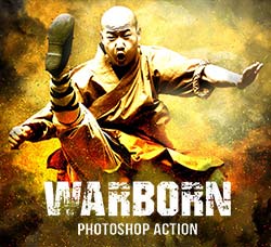 极品PS动作－救世主(含高清视频教程)：Warborn Photoshop Action